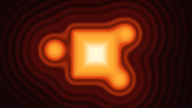 A still from Morphing Shapes